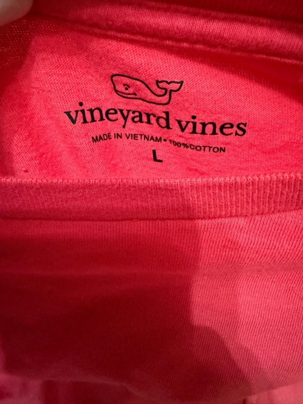 Vineyard Vines ombré Crewneck LS Tee - Picture 3 of 3
